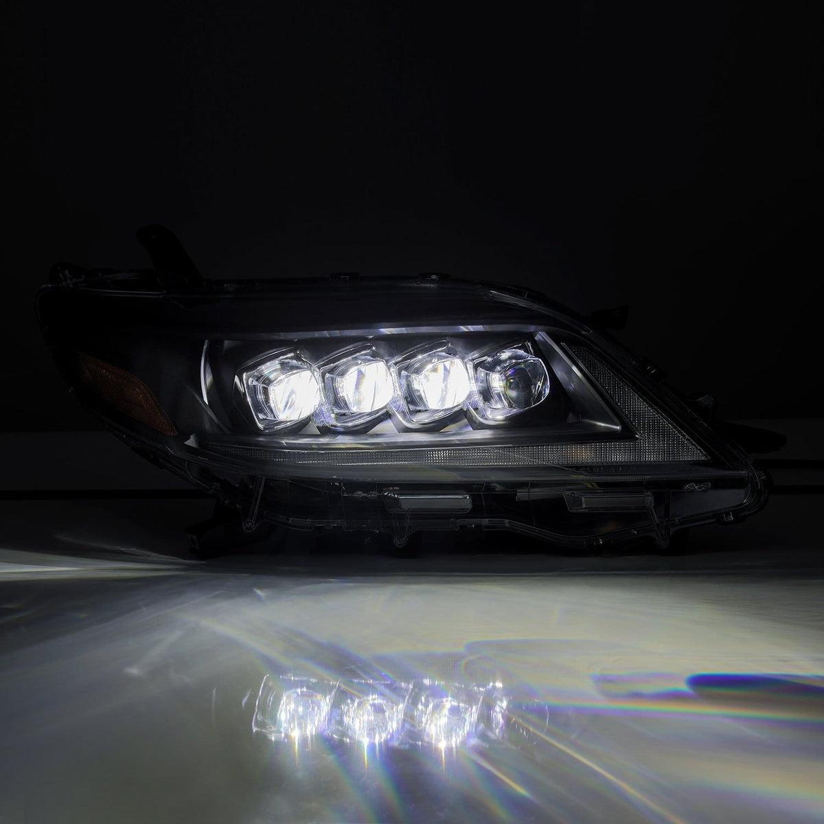 11-20 Toyota Sienna NOVA-Series LED Projector Headlights Black - view 3