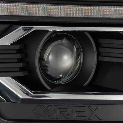 12-15 Toyota Tacoma LUXX-Series LED Projector Headlights Black - view 2