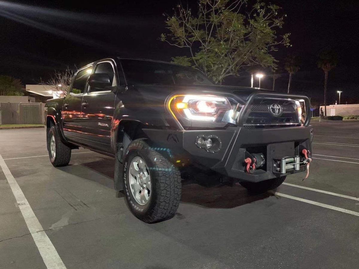 12-15 Toyota Tacoma LUXX-Series LED Projector Headlights Black - view 12
