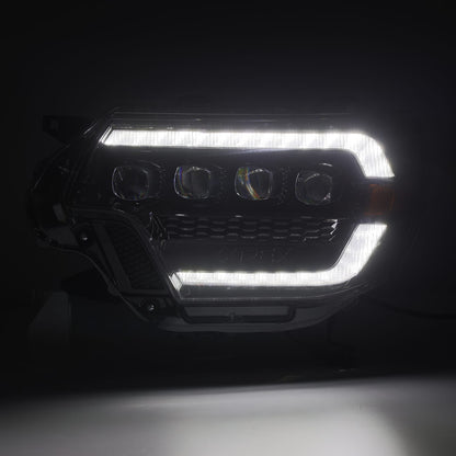 12-15 Toyota Tacoma NOVA-Series LED Projector Headlights Alpha-Black - view 4