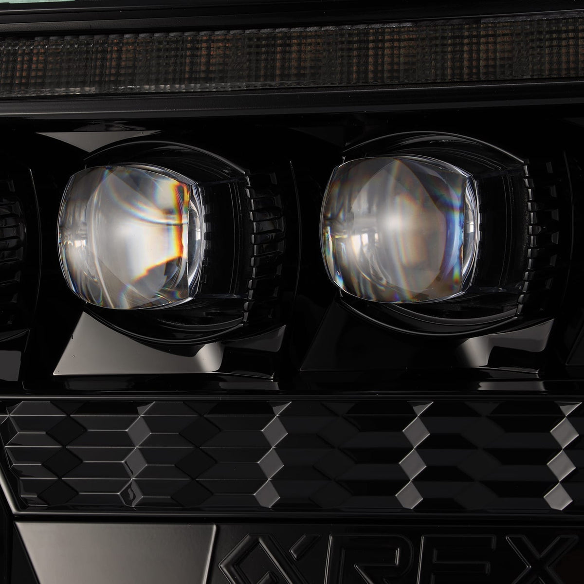 12-15 Toyota Tacoma NOVA-Series LED Projector Headlights Alpha-Black - view 2