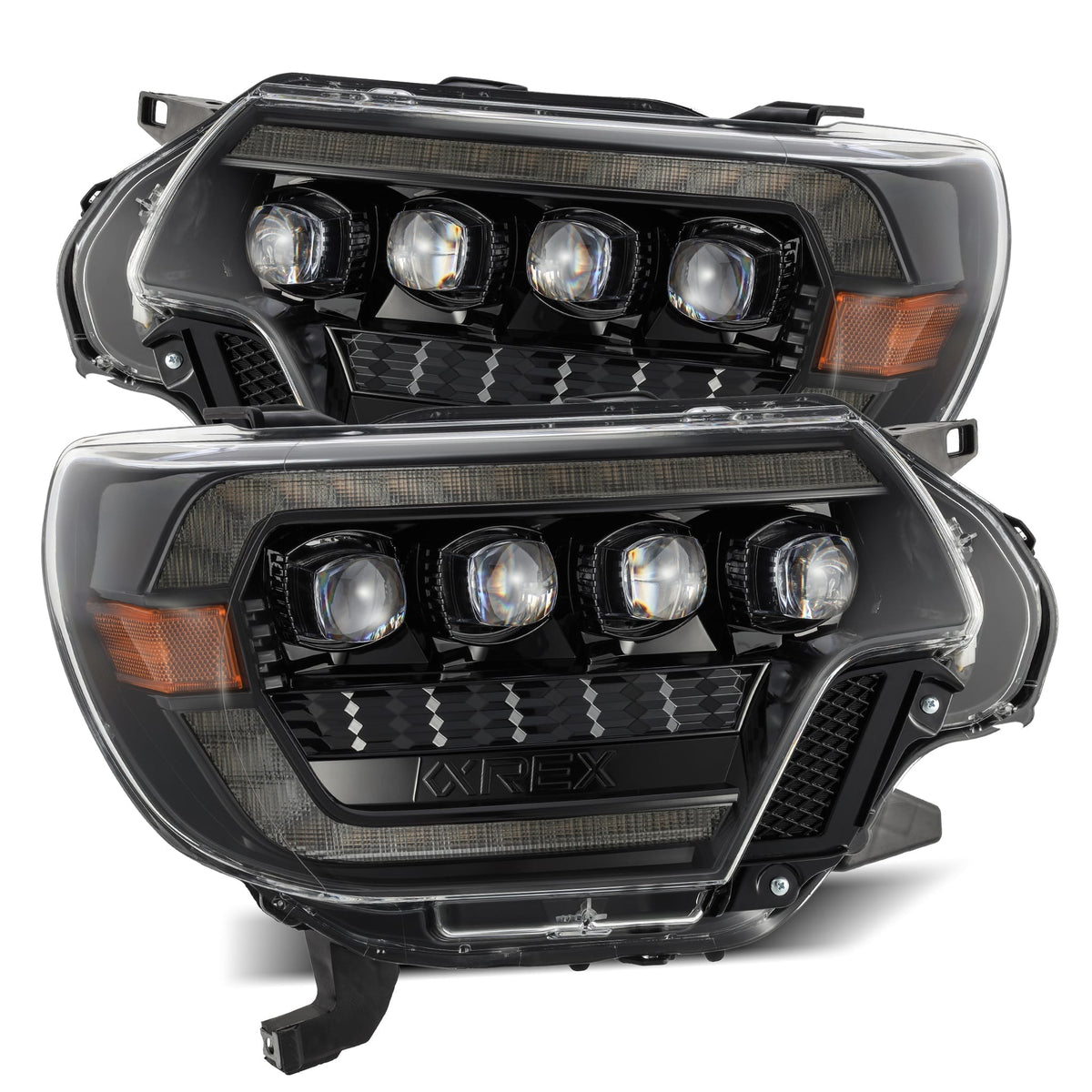 12-15 Toyota Tacoma NOVA-Series LED Projector Headlights Alpha-Black - view 1