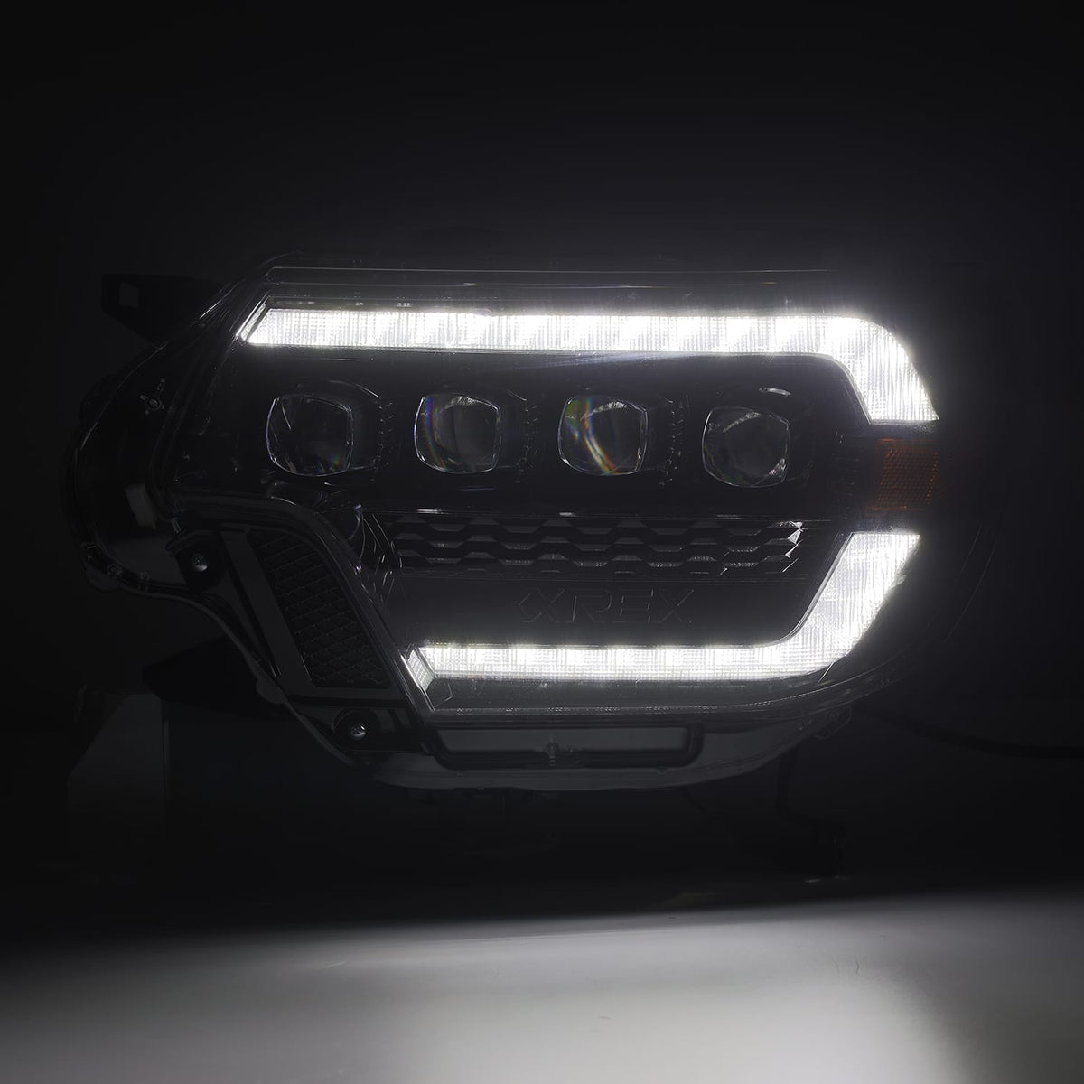 12-15 Toyota Tacoma NOVA-Series LED Projector Headlights Black - view 4