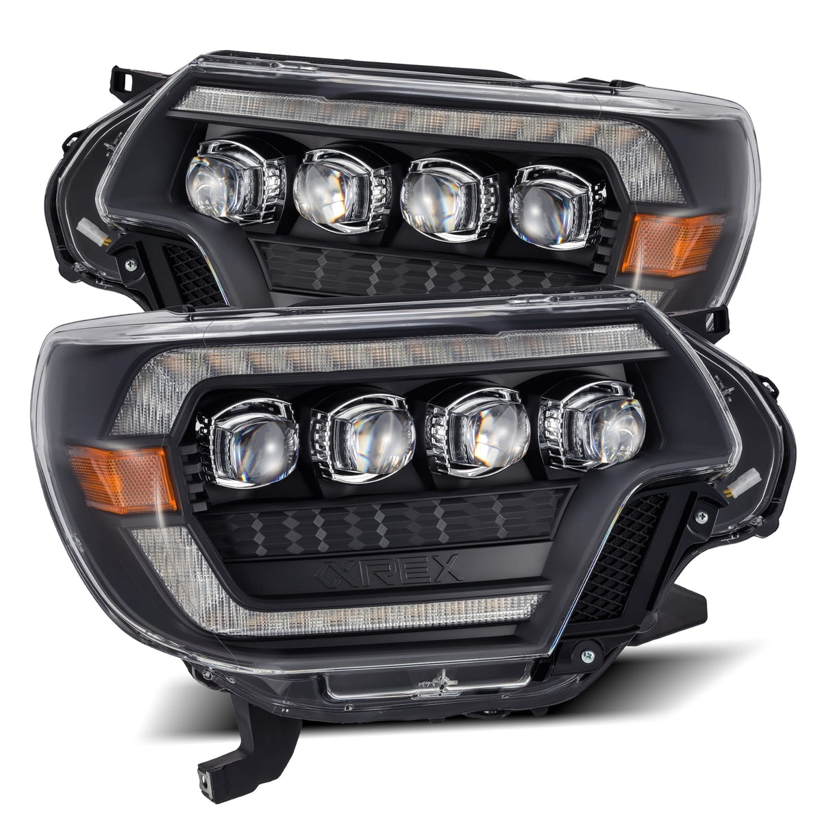 12-15 Toyota Tacoma NOVA-Series LED Projector Headlights Black - view 1