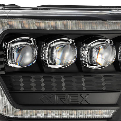 12-15 Toyota Tacoma NOVA-Series LED Projector Headlights Black - view 2