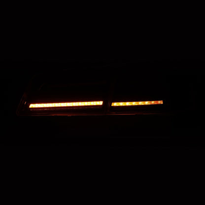 12-21 Tesla Model S LUXX-Series LED Tail Lights Black-Red (With Black Trunk Center Piece Replacement) - view 7