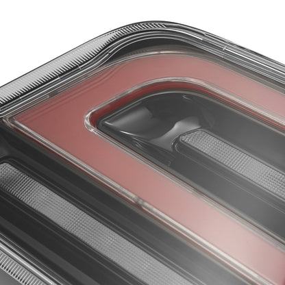 12-21 Tesla Model S LUXX-Series LED Tail Lights Black-Red (With Black Trunk Center Piece Replacement) - view 9