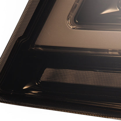 12-21 Tesla Model S LUXX-Series LED Tail Lights Black Smoke (With Black Trunk Center Piece Replacement) - view 11