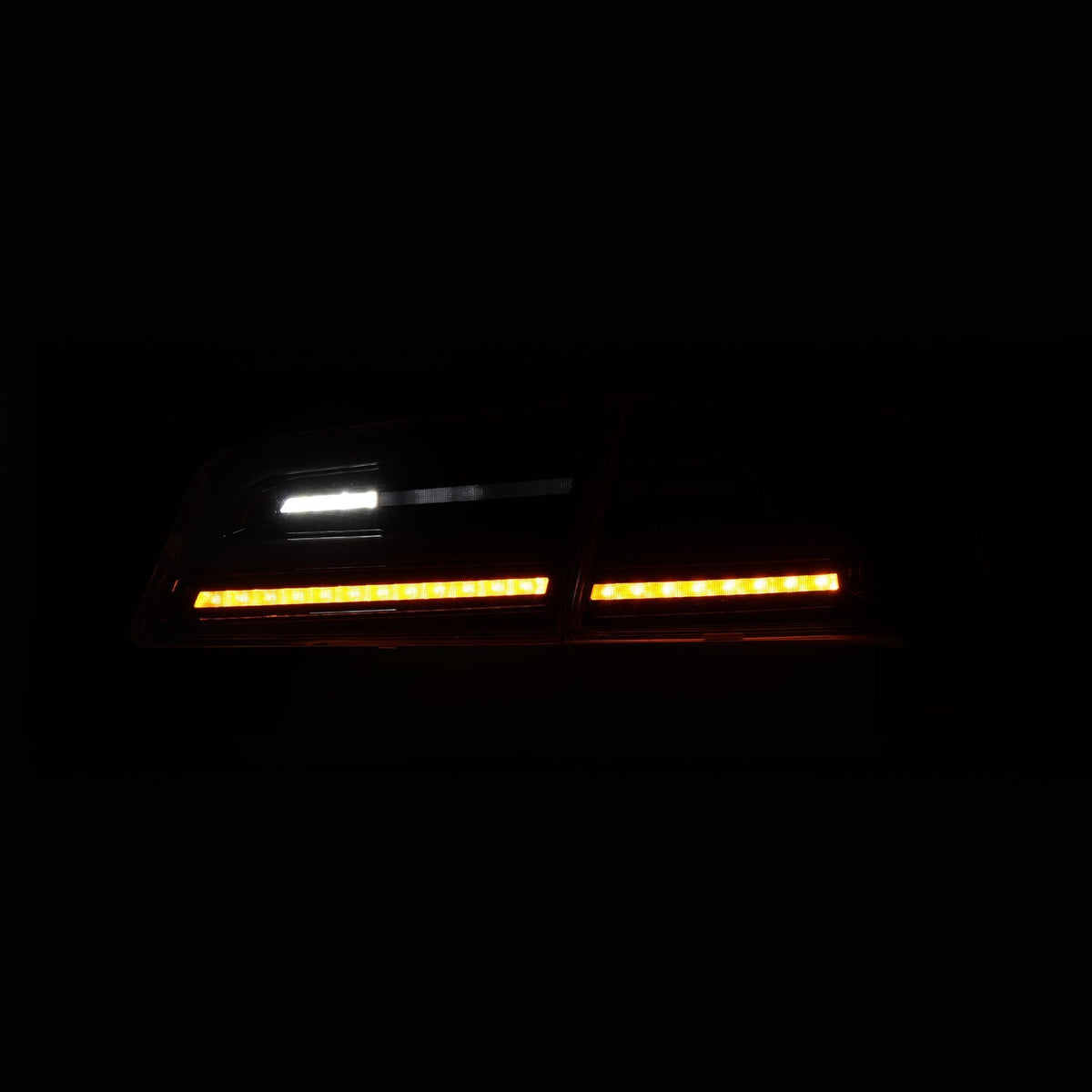 12-21 Tesla Model S LUXX-Series LED Tail Lights Black Smoke (With Black Trunk Center Piece Replacement) - view 8