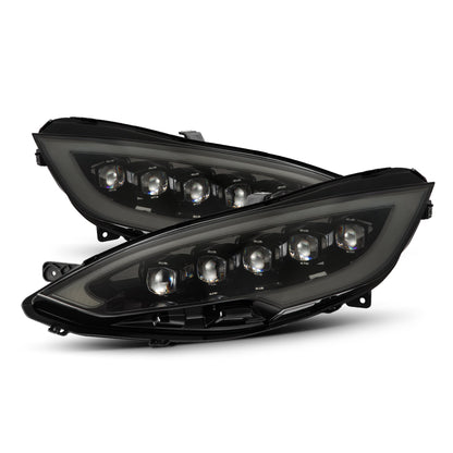 12-21 Tesla Model S NOVA-Series LED Projector Headlights Alpha-Black - view 1