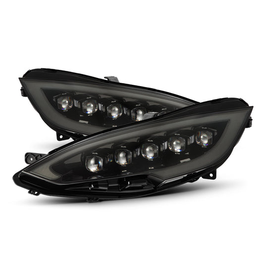 12-21 Tesla Model S NOVA-Series LED Projector Headlights Alpha-Black - view 1