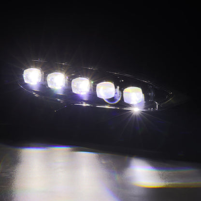12-21 Tesla Model S NOVA-Series LED Projector Headlights Alpha-Black - view 8