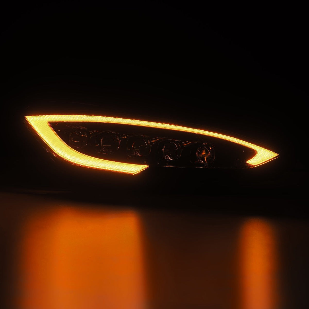 12-21 Tesla Model S NOVA-Series LED Projector Headlights Alpha-Black - view 7