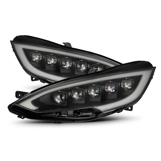 12-21 Tesla Model S NOVA-Series LED Projector Headlights Black - view 1
