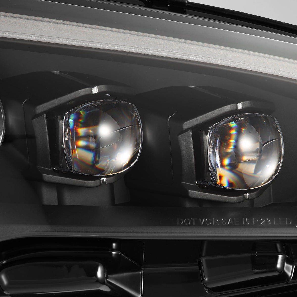 12-21 Tesla Model S NOVA-Series LED Projector Headlights Black - view 11