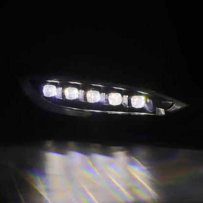 12-21 Tesla Model S NOVA-Series LED Projector Headlights Black - view 9