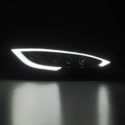 12-21 Tesla Model S NOVA-Series LED Projector Headlights Black - view 7