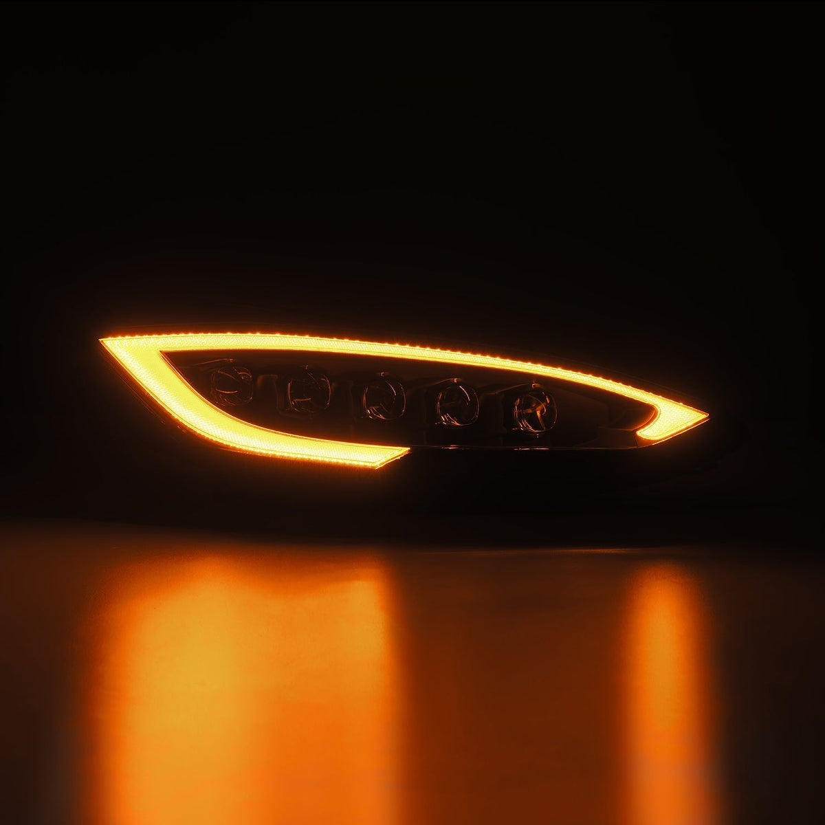 12-21 Tesla Model S NOVA-Series LED Projector Headlights Black - view 8