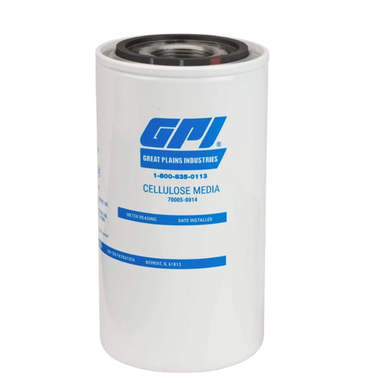 GPI #129340-07 REPLACEMENT FUEL FILTER, 10 MICRON, 25 GPM