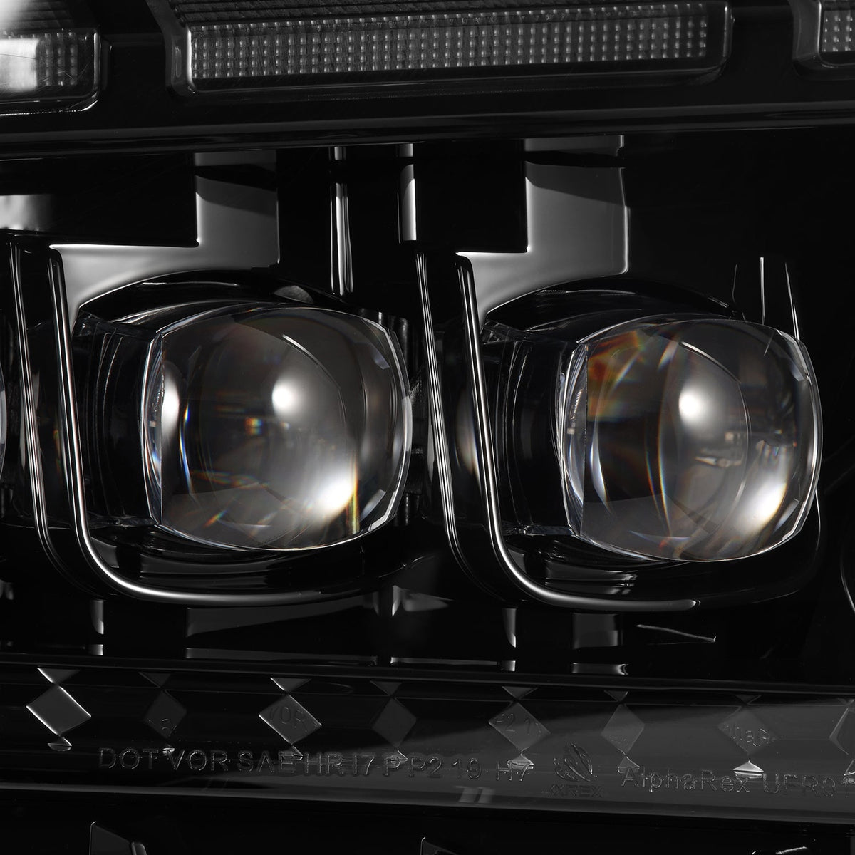 13-14 Ford Mustang MK II NOVA-Series LED Projector Headlights Alpha-Black - view 10