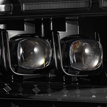 13-14 Ford Mustang MK II NOVA-Series LED Projector Headlights Alpha-Black - view 10