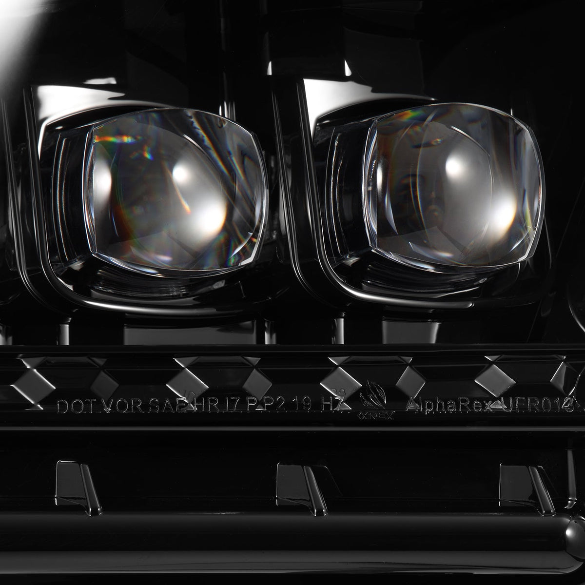 13-14 Ford Mustang MK II NOVA-Series LED Projector Headlights Alpha-Black - view 11