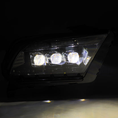13-14 Ford Mustang MK II NOVA-Series LED Projector Headlights Black - view 9