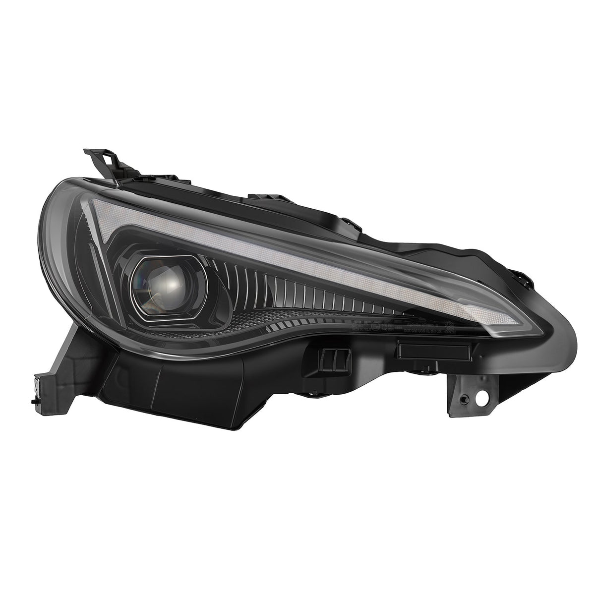 13-16 Scion FR-S / 17-20 Toyota 86 / 13-20 Subaru BRZ LUXX-Series LED Projector Headlights Alpha-Black - view 7