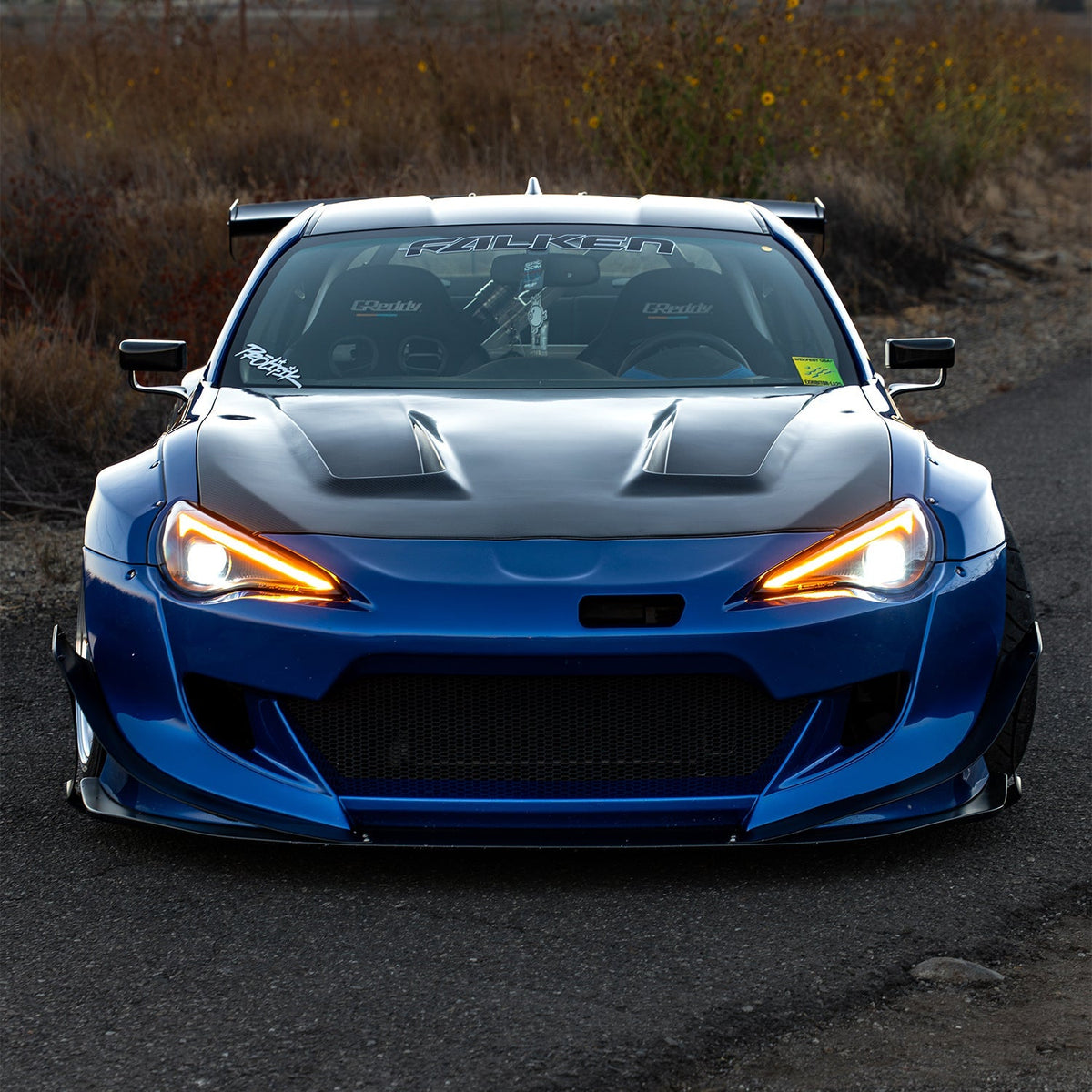 13-16 Scion FR-S / 17-20 Toyota 86 / 13-20 Subaru BRZ LUXX-Series LED Projector Headlights Alpha-Black - view 3