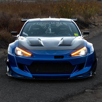 13-16 Scion FR-S / 17-20 Toyota 86 / 13-20 Subaru BRZ LUXX-Series LED Projector Headlights Alpha-Black - view 3