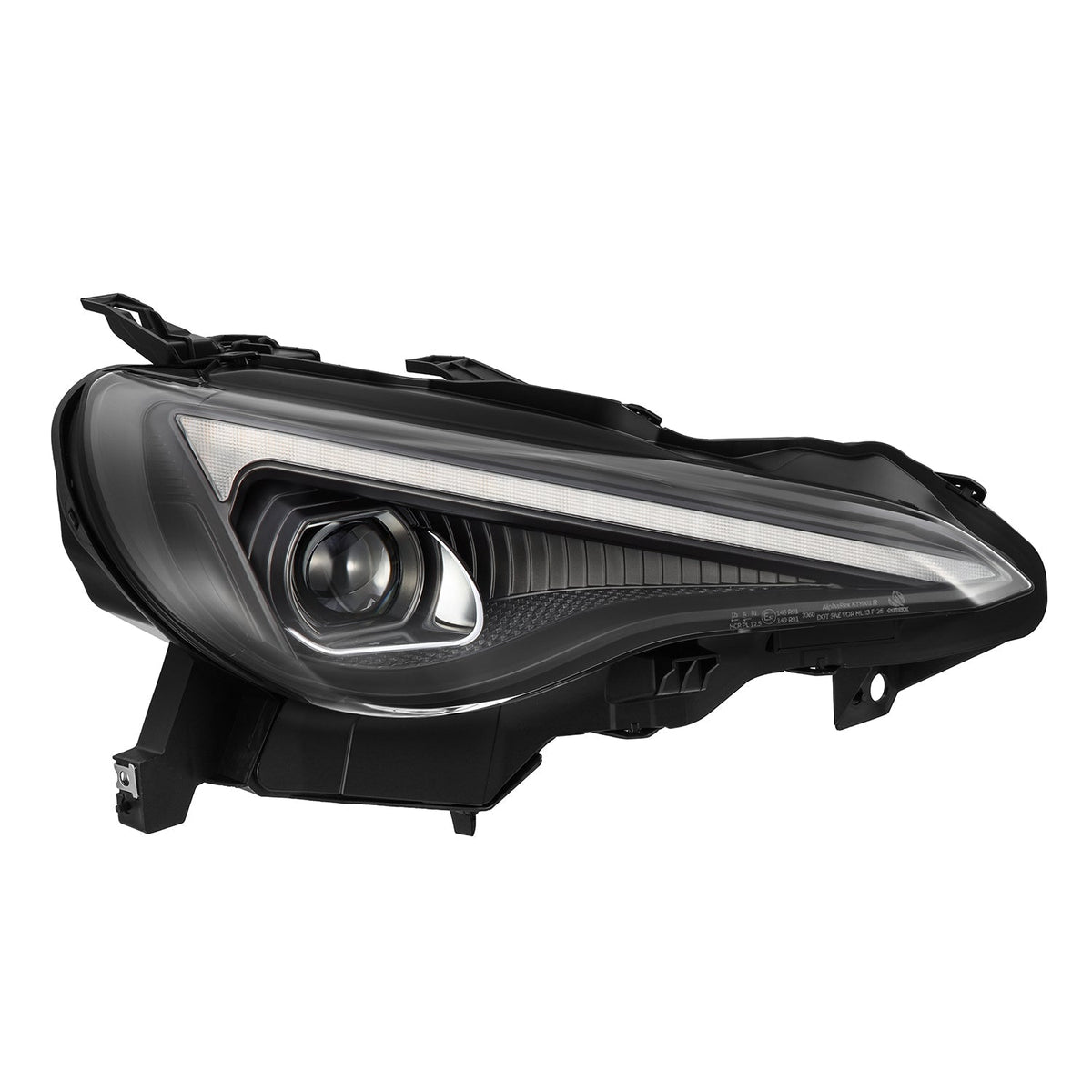 13-16 Scion FR-S / 17-20 Toyota 86 / 13-20 Subaru BRZ LUXX-Series LED Projector Headlights Black - view 7