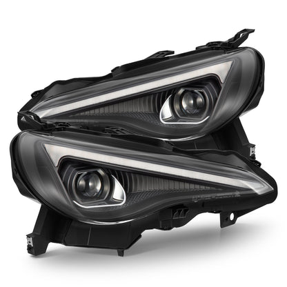 13-16 Scion FR-S / 17-20 Toyota 86 / 13-20 Subaru BRZ LUXX-Series LED Projector Headlights Black - view 1