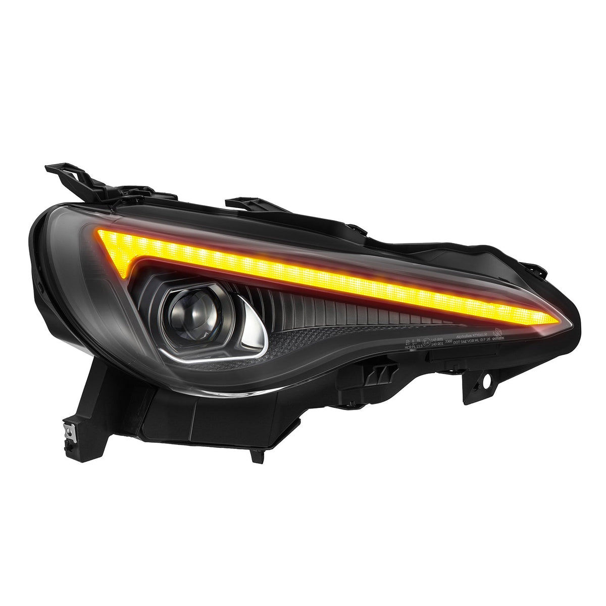 13-16 Scion FR-S / 17-20 Toyota 86 / 13-20 Subaru BRZ LUXX-Series LED Projector Headlights Black - view 8