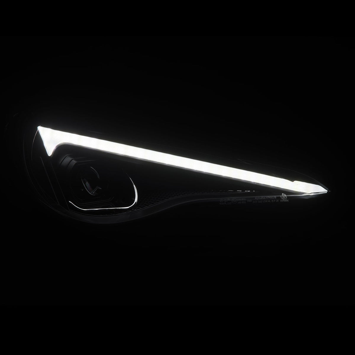 13-16 Scion FR-S / 17-20 Toyota 86 / 13-20 Subaru BRZ LUXX-Series LED Projector Headlights Black - view 9
