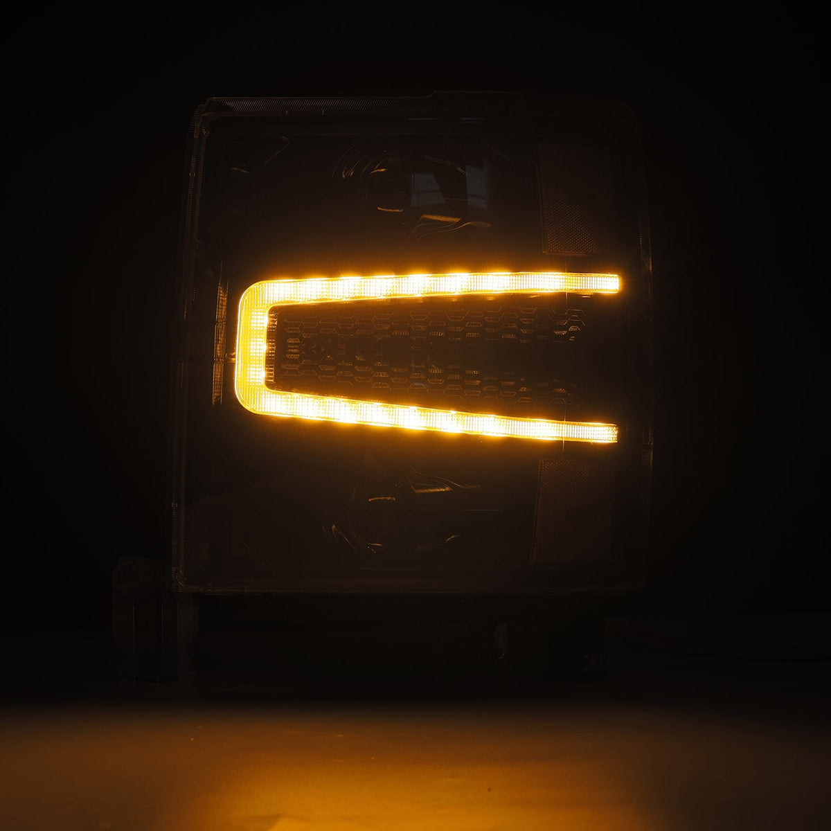 14-15 Chevrolet Silverado LUXX-Series LED Projector Headlights Alpha-Black - view 5