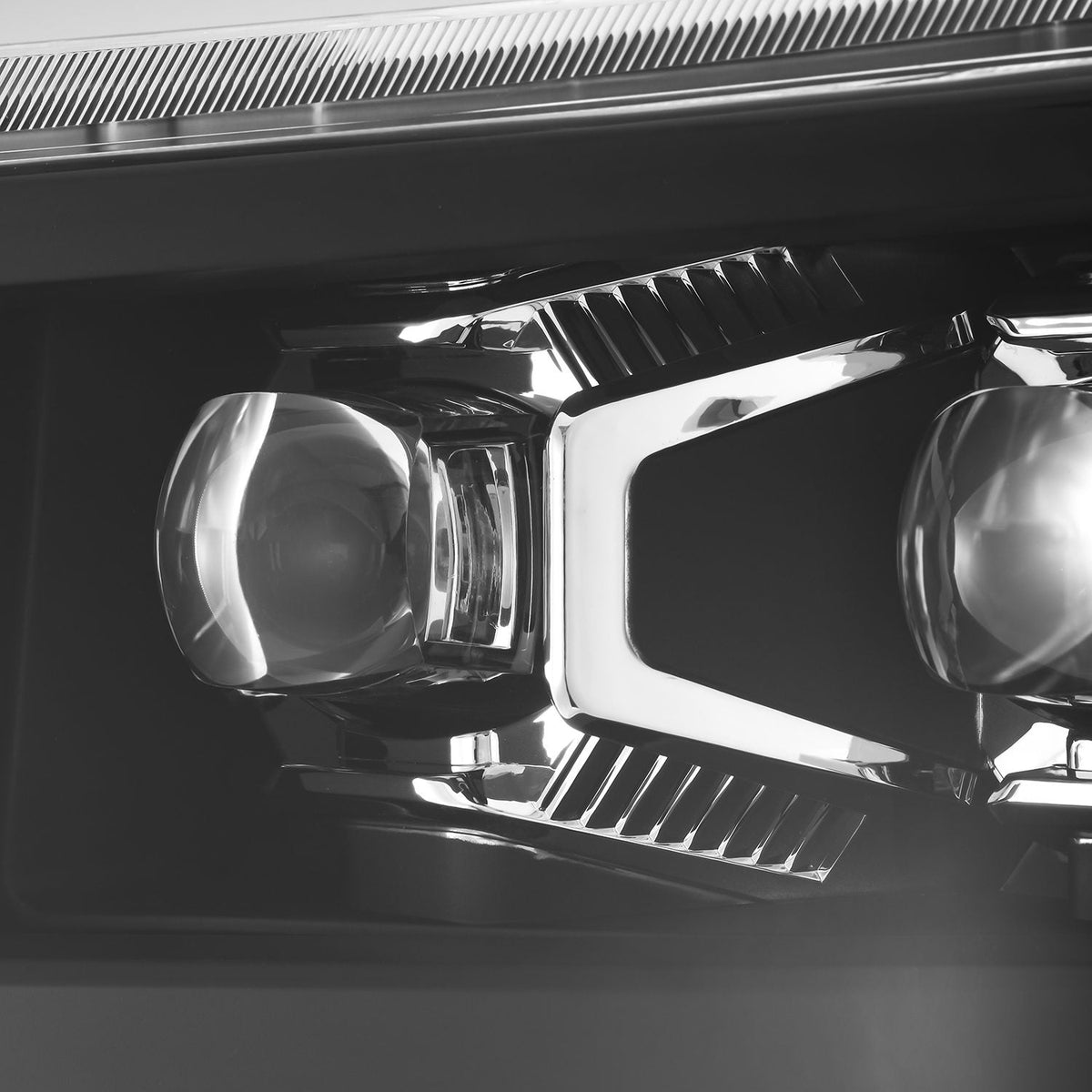 14-15 Chevrolet Silverado NOVA-Series LED Projector Headlights Black - view 7