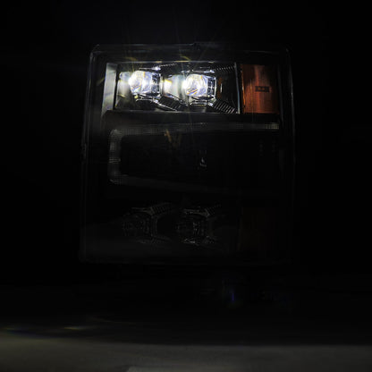 14-15 Chevrolet Silverado NOVA-Series LED Projector Headlights Black - view 4