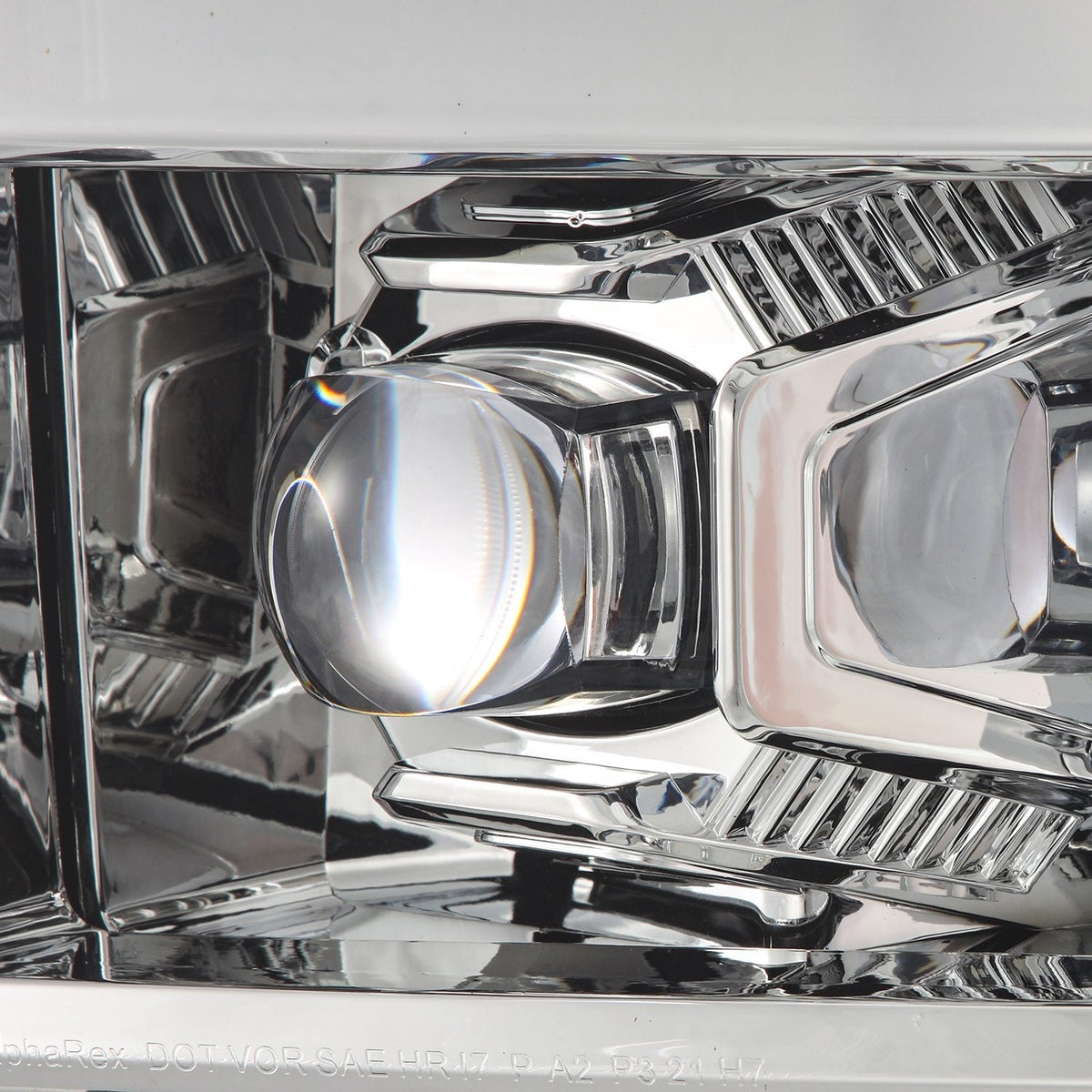 14-15 Chevrolet Silverado NOVA-Series LED Projector Headlights Chrome - view 7