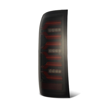 14-18 GMC Sierra 1500/2500HD/3500HD LUXX-Series LED Tail Lights Black-Red - view 8