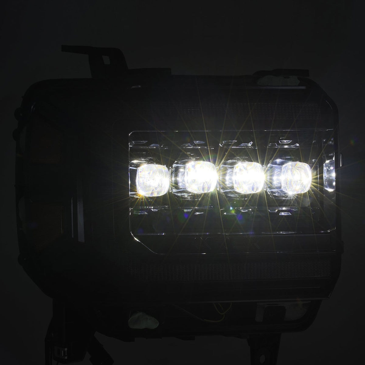 14-18 GMC Sierra NOVA-Series LED Projector Headlights Alpha-Black - view 7