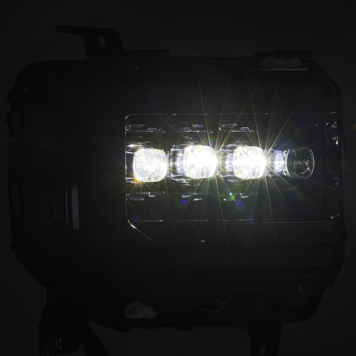 14-18 GMC Sierra NOVA-Series LED Projector Headlights Alpha-Black - view 6