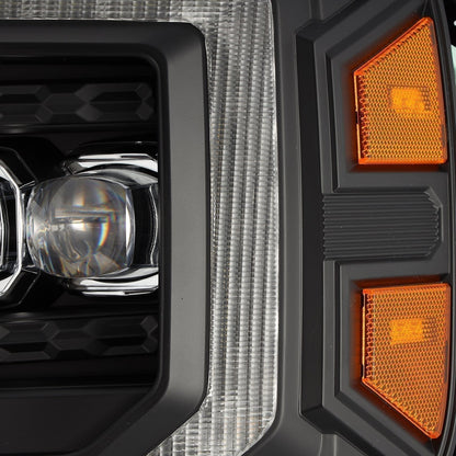 14-18 GMC Sierra NOVA-Series LED Projector Headlights Black - view 3