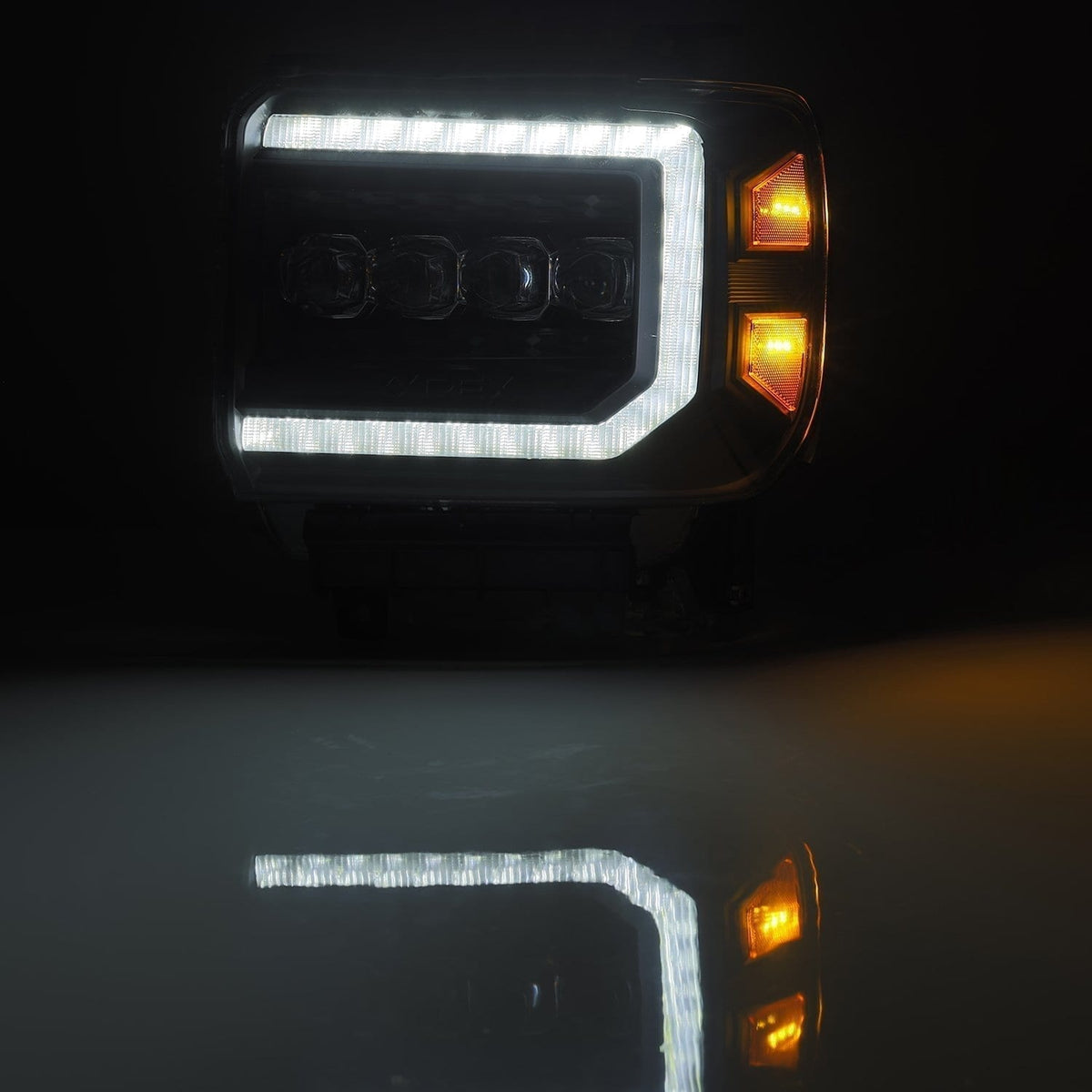 14-18 GMC Sierra NOVA-Series LED Projector Headlights Black - view 9
