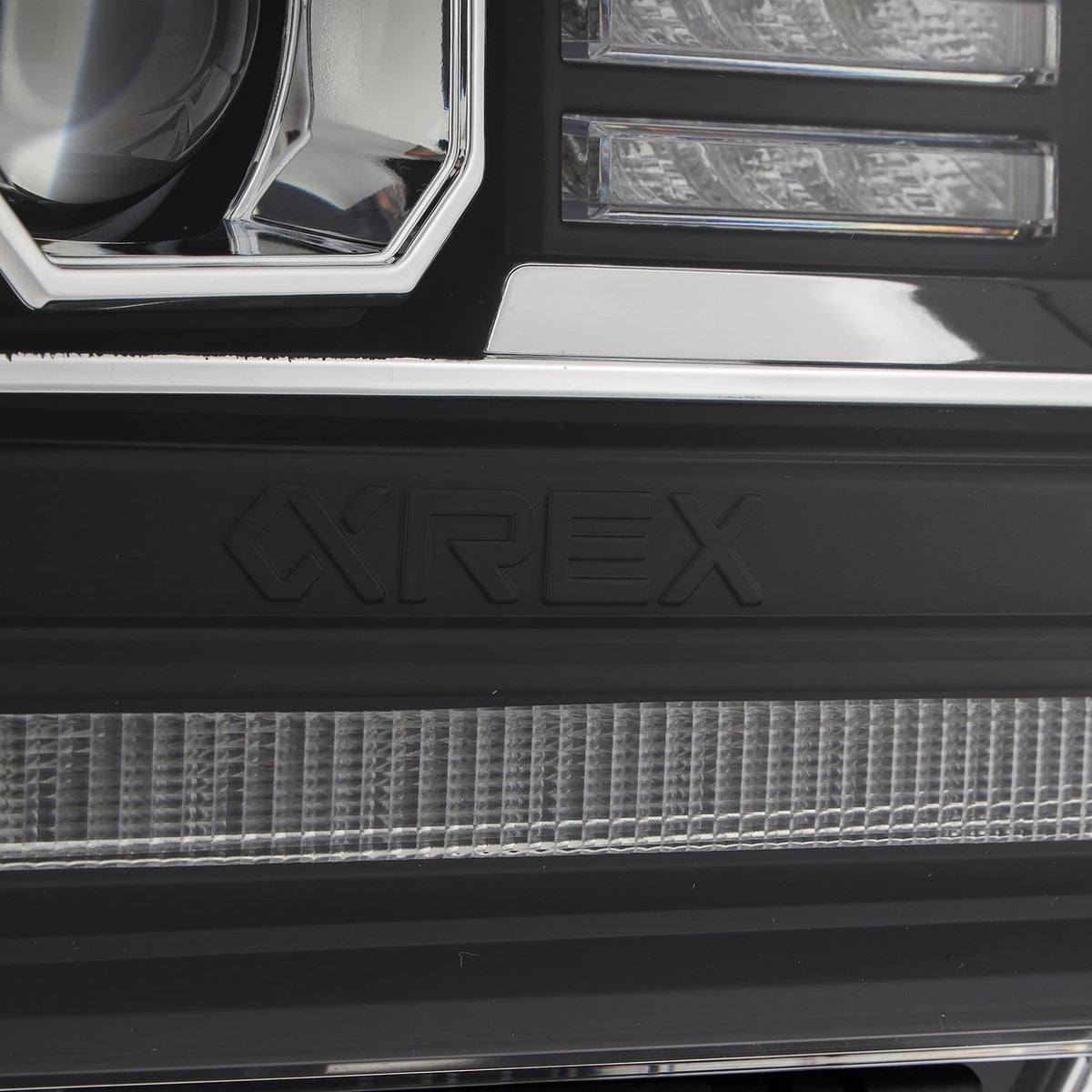 14-18 GMC Sierra PRO-Series Halogen Projector Headlights Black - view 3