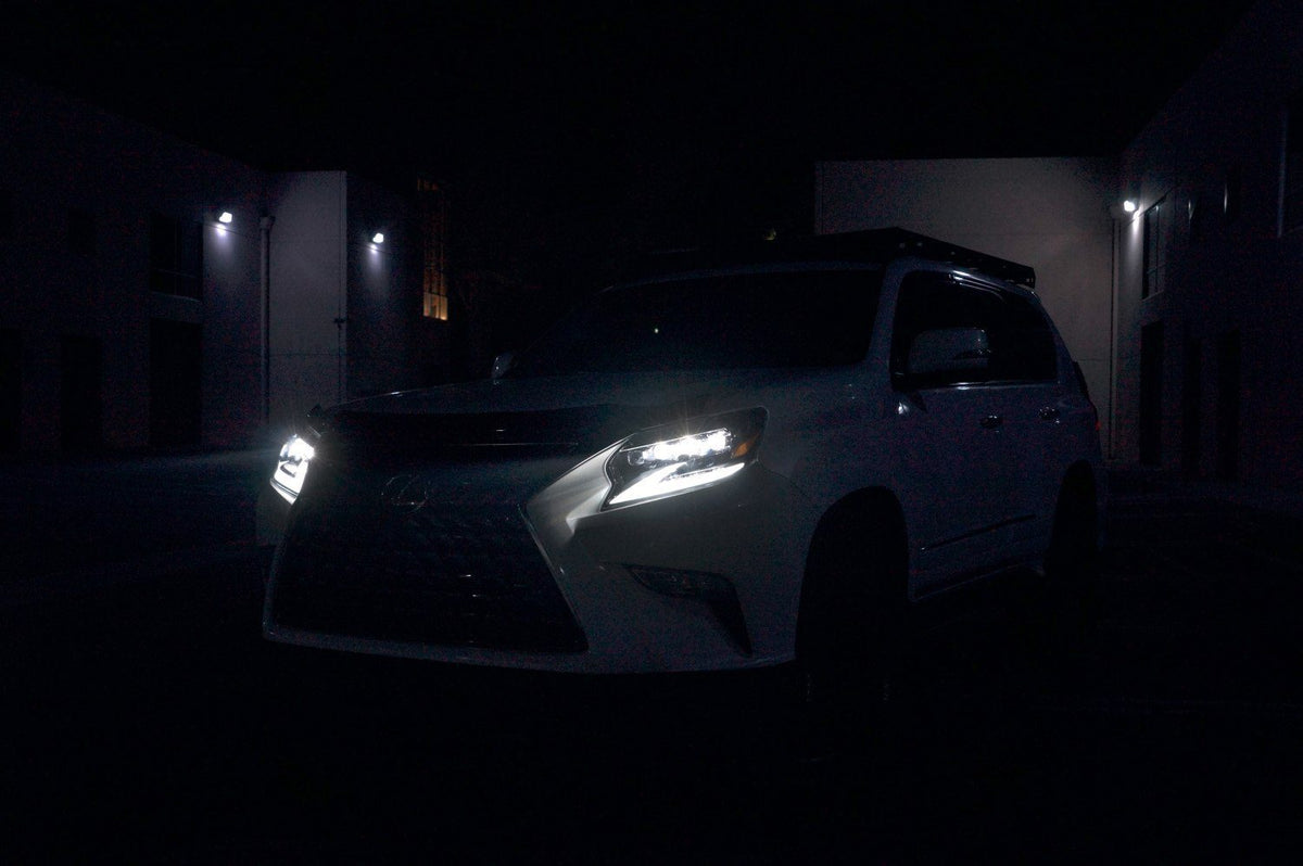 14-23 Lexus GX 460 NOVA-Series LED Projector Headlights Alpha-Black - view 3