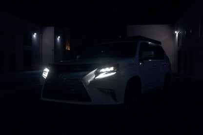 14-23 Lexus GX 460 NOVA-Series LED Projector Headlights Alpha-Black - view 3