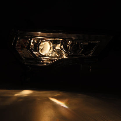 14-20 Toyota 4Runner MK II PRO-Series Halogen Projector Headlights Alpha-Black - view 4