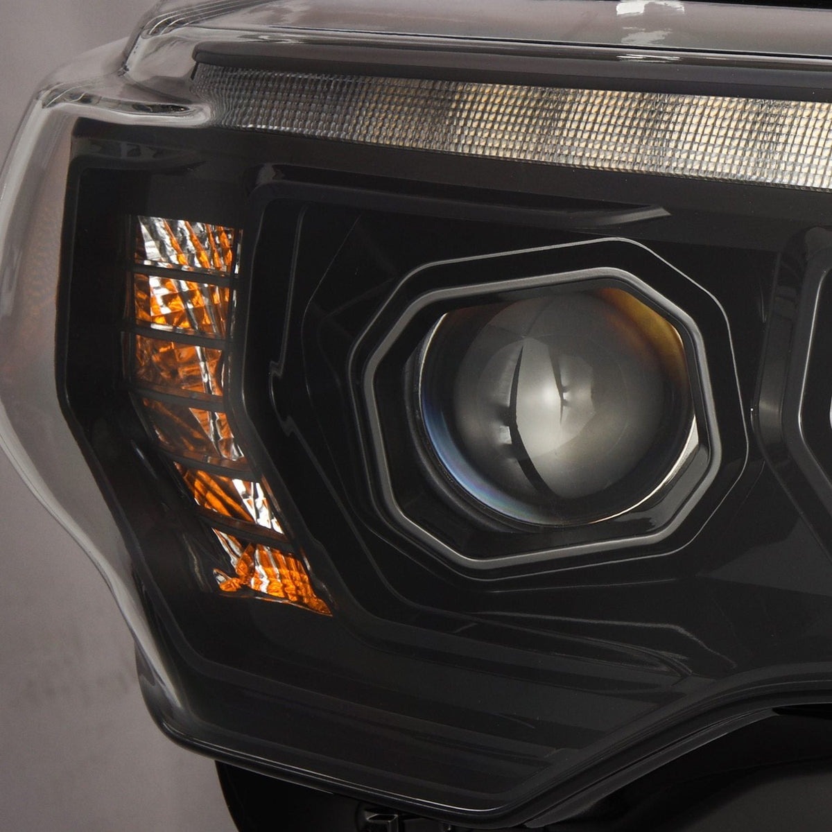 14-20 Toyota 4Runner MK II PRO-Series Halogen Projector Headlights Alpha-Black - view 6