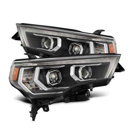 14-20 Toyota 4Runner MK II PRO-Series Halogen Projector Headlights Black - view 1