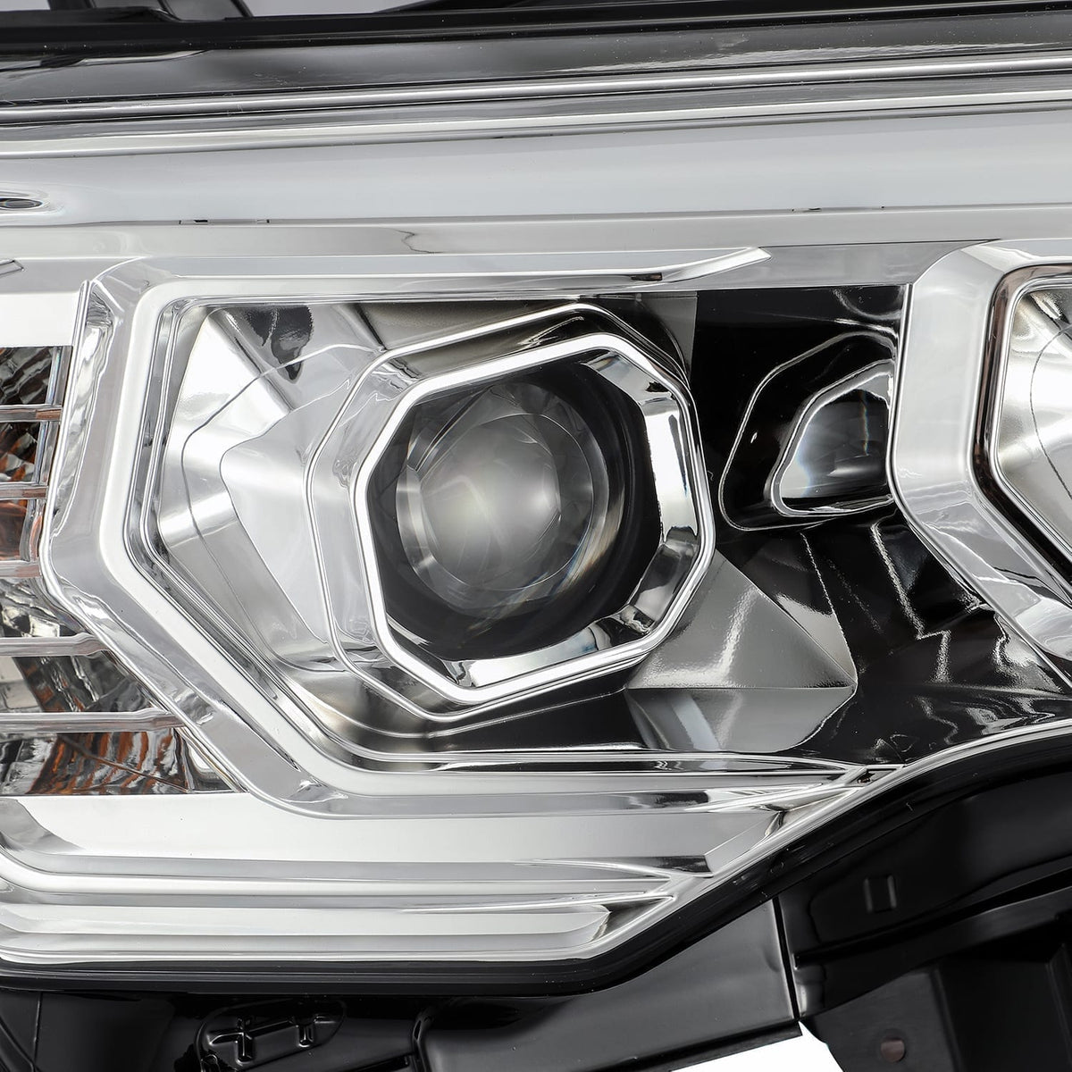 14-20 Toyota 4Runner PRO-Series Halogen Projector Headlights Chrome - view 2